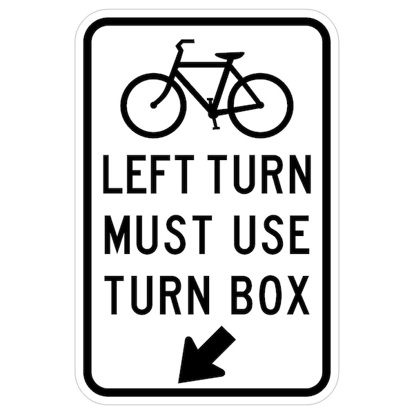 Sign Solutions Usa 18 in Height, 12 in Width, Aluminum, Vertical Rectangle DUS08DWT1218R9-23bL - main